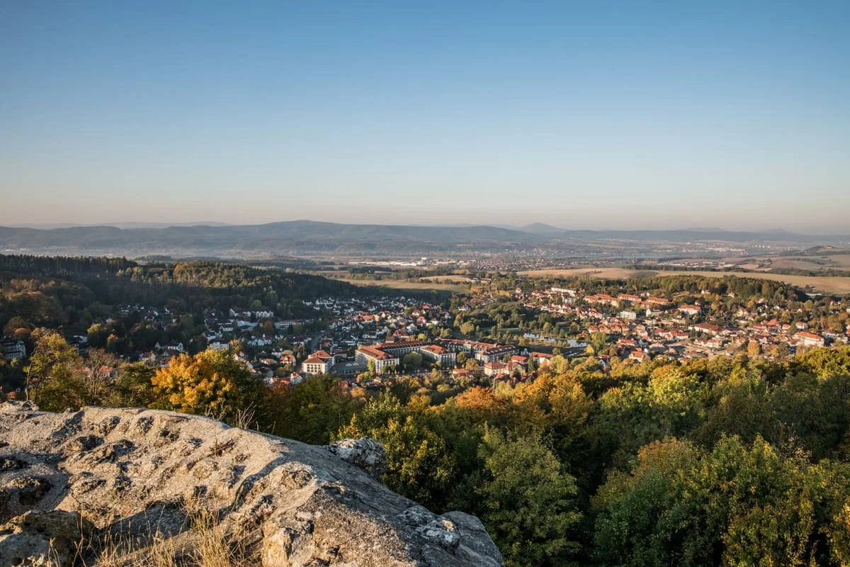 Panorama von Bad Liebenstein im Thüringer Wald