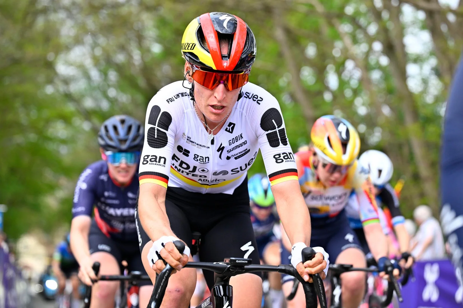 Titelverteidigerin im Straßenrennen der Frauen: Franziska Koch