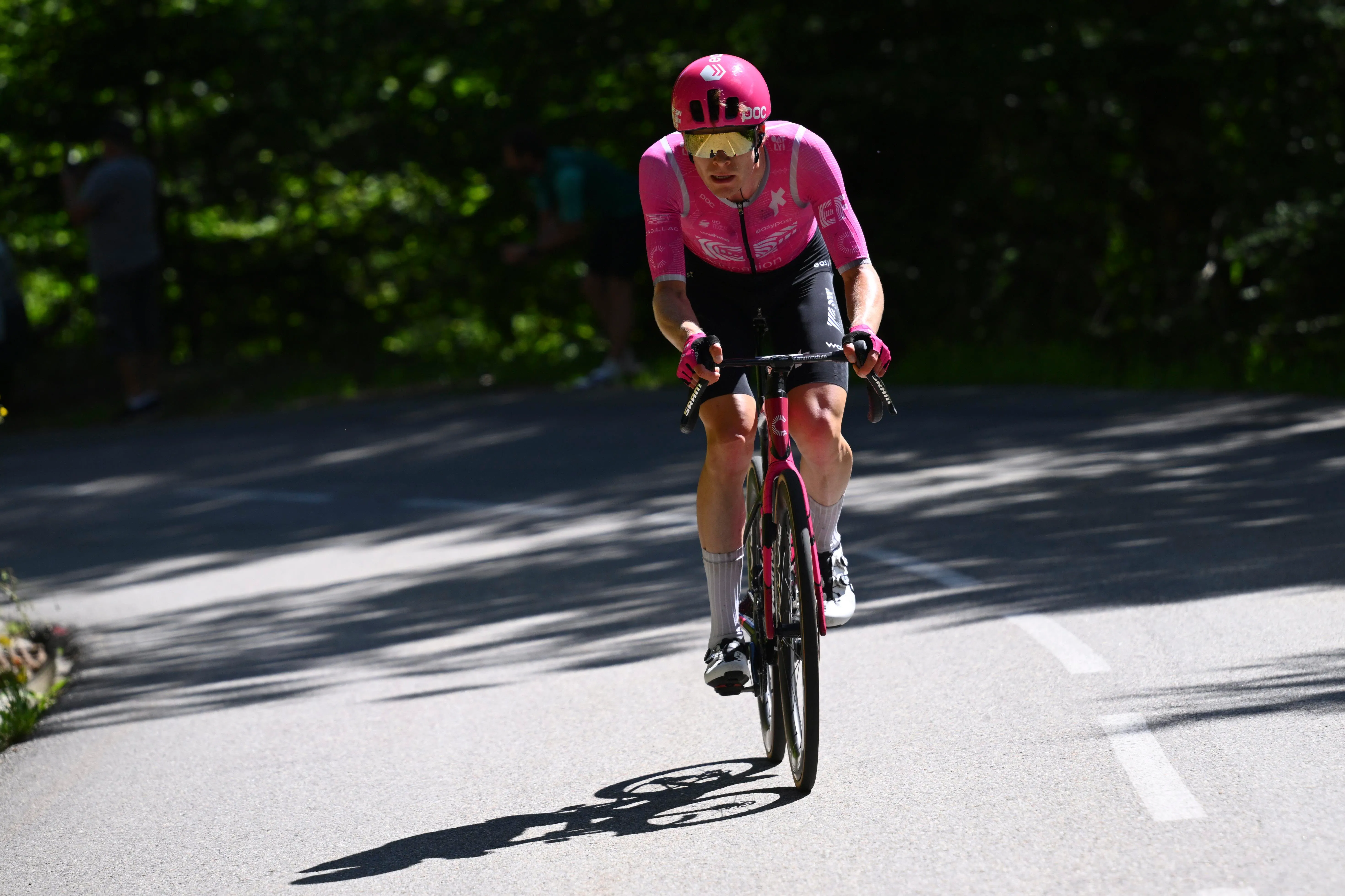 Georg Steinhauser (EF Education Easy Post) gilt als härtester Widersacher von Titelverteidiger Georg Zimmermann